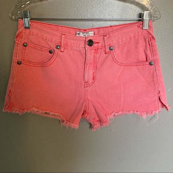 Free People Denim Cut Off Shorts - Picture 5 of 8